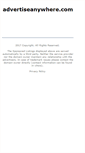 Mobile Screenshot of advertiseanywhere.com
